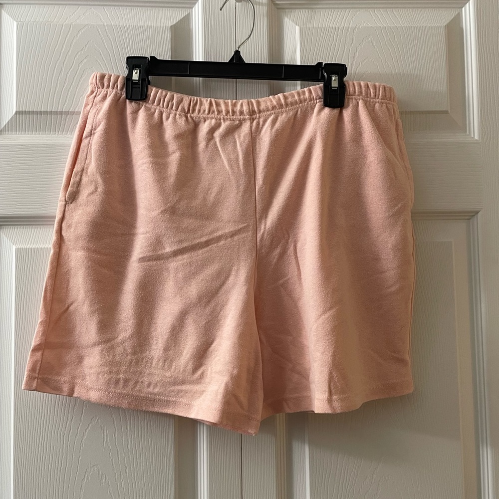Laps lite pink drawstring shorts